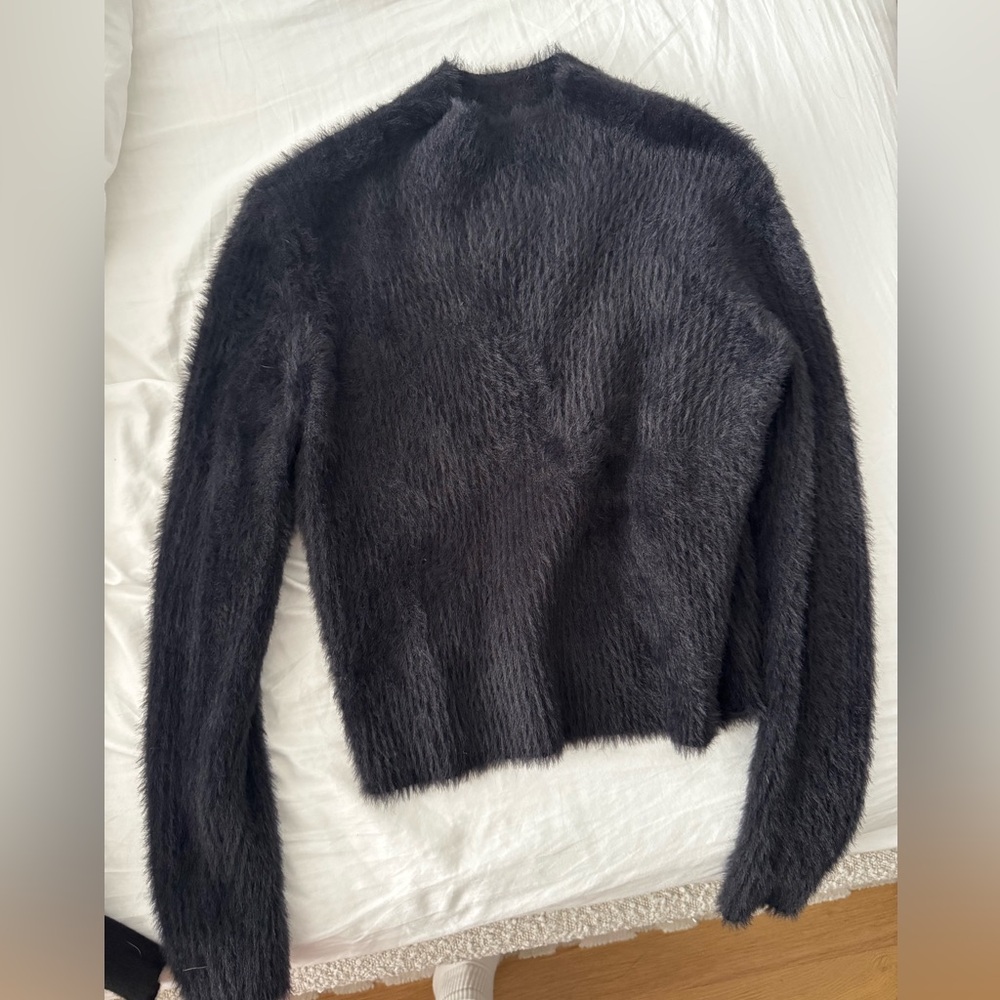 Fuzzy Black Sweater